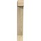 Ekena Millwork Traditional Block Rough Sawn Bracket, Douglas Fir, 4"W x 16"D x 28"H BKT04X16X28TRA05RDF - alternate 3